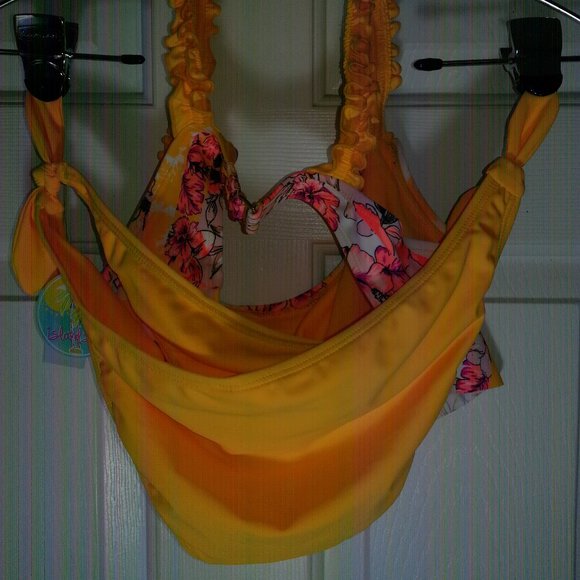 Island Soul Girls 2pc Bathing suit - Picture 2 of 3